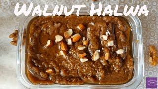 Walnut Halwa  How to make Walnut Halwa  Akhrot Ka Halwa  Saranyas SimpleRecipes [upl. by Abby]