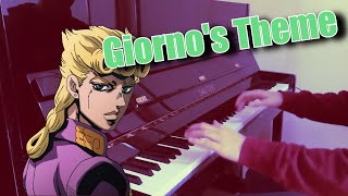 Giornos Theme but Only the Cool Part Piano [upl. by Enohsal]