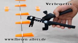 Verlegefix Fliesen Nivelliersystem Fliesen verlegen [upl. by Aisset]