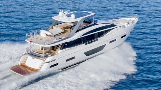 925M Superyacht Sea Trial  Princess Y85 [upl. by Vittoria]