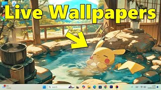 How to Get FREE Live Wallpapers on Windows PC [upl. by Maddeu]