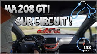 208 GTI sur circuit [upl. by Edeline]