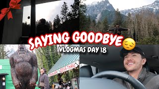 SAYING GOODBYE amp Unique Pit Stops  VLOGMAS DAY 18 [upl. by Eeneg]