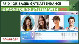 2023 RFID  QR GATE ATTENDANCE AND MONITORING WITH SMS NOTIFICATION [upl. by Kizzie]