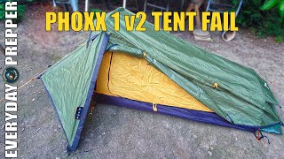 Phoxx 1v2 tent One man backpacking tent issues [upl. by Frances]