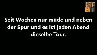 Kerstin Ott Howard Carpendale  Wegen dir Nachtswenn alles schläft Lyrics [upl. by Eittam826]