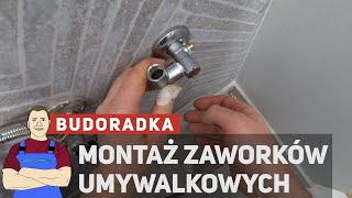 Montaż zaworu do umywalki pralki lub WC Pakuły nić czy taśma teflonowa [upl. by Weinstock]