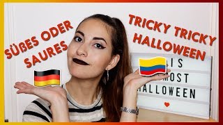 HALLOWEEN EN ALEMANIA vs HALLOWEEN EN COLOMBIA [upl. by Pironi239]