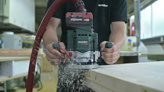 Metabo OFV 18 LXT BL 12 18v Cordless Brushless 12quot Router [upl. by Nelhsa]