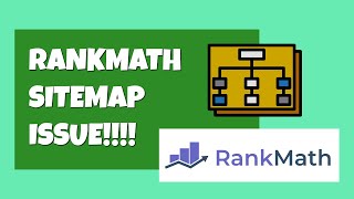 RankMath Sitemap Issue Fix amp Troubleshooting [upl. by Acisey]