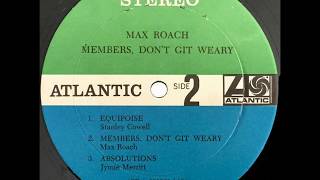 Max Roach  Equipoise 1968 [upl. by Leiru]