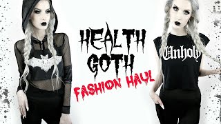 Goth Workout Fashion Haul [upl. by Lossa]