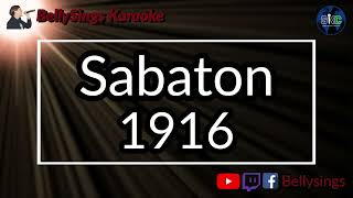 Sabaton  1916 Karaoke [upl. by Nalim]