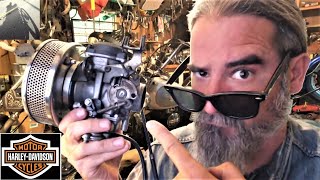 Keihin CV Carburetor ISSUES HOW TO Rebuild For HARLEY Davidson SPORTSTER Chopper [upl. by Wylma]