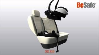 BeSafe iZi Go ISOfix bas  Montering [upl. by Ellerahc]