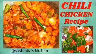 chili chicken recipe sushmitas kitchen [upl. by Truscott]