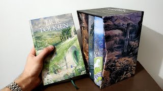 The Hobbit amp The Lord of the Rings Illustrated by Alan Lee Hardcover Boxset [upl. by Yesrej]