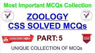 Zoology css solved mcqs Part 5 spexin mcqs zoology solved mcqs for CSSFpsc CSS [upl. by Gun]