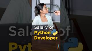 How Much A Python Developer Earn   Python Developer Salary In India Shorts simplilearn [upl. by Pernas]