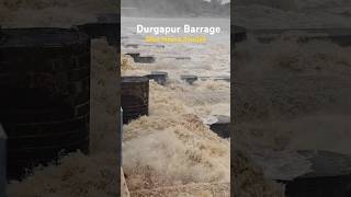 Durgapur Barrage After Rainfall 💦 monsoon durgapur durgapurbarrage shorts viralvideo [upl. by Wandie]