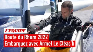 Voile  Route du Rhum 2022  À lintérieur de la préparation dArmel Le Cléach [upl. by Abran]