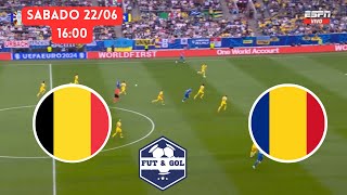 🔴 BELGICA  RUMANIA EN VIVO  EUROCOPA 2024 FUT AND GOL [upl. by Lindsy699]