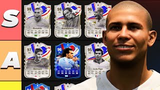 RANKING EVERY GREATS OF THE GAME ICON amp HERO 🥇 FC 24 Ultimate Team Tier List [upl. by Rosenblast]