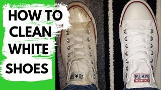 How to Clean White Shoes  Method that Works [upl. by Nira]