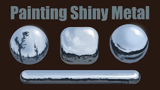 How to paint a Metal or Reflections [upl. by Kcirdnekal]