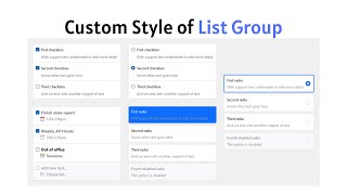 ★PyQt Style Sheets ★ Custom List Group [upl. by Alehtse]