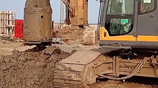 Piling Work by Rig machine At Machilipatnam port work gyanhseofficer [upl. by Asle]