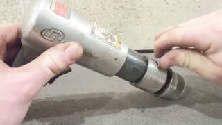 How to Remove a Stuck Air Hammer Bit [upl. by Anirazc]