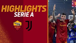 Roma 10 Juventus  Serie A Highlights 202223 [upl. by Wanda730]