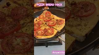 EASY PIZZA BREAD 🍕🍞food hack for lazydaysshortvideoyoutubequick [upl. by Ajidahk196]