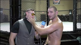 Sean Strickland Slaps His Blood On The Schmo’s Face [upl. by Lechar848]