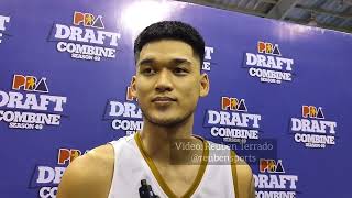 Jonnel Policarpio MVP sa PBA Season 49 Draft Combine [upl. by Iramat]