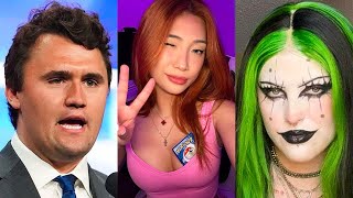 Charlie Kirk DESTROYS Whatever Podcast Charlie Kirk vs Feminists amp EGirls  Dating Talk 130 [upl. by Ydnolem]