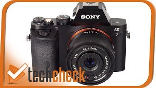 Spiegellos im Vollformat  Sony Alpha 7 Review  TECHCHECK [upl. by Bibah]