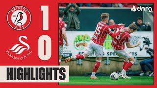 DICKIE SCORES WINNER  Bristol City 10 Swansea City  Highlights [upl. by Silva]