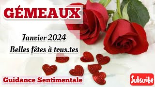 GÉMEAUX  Guidance Sentimentale  JANVIER 2024 en mode SÉDUCTION 🙏🏼 [upl. by Ullund702]