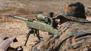 アメリカ海兵隊スナイパー訓練 M40スナイパーライフルレミントンM700  USMC M40 Sniper rifle [upl. by Niabi]