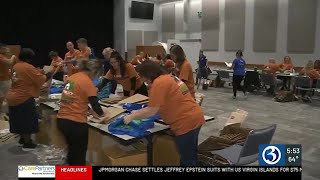 Volunteers help prepare the Eversource Hartford Marathon [upl. by Sophi]