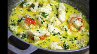 Coconut Stewed Fish Haddock TastyTuesdays  CaribbeanPotcom [upl. by Aifos]