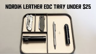 EDC Tray by Nordik Leather  Now Under 25 [upl. by Hosbein]