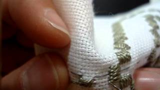 Hardanger Embroidery Lesson 6 Blanket Stitch [upl. by April]