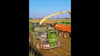 krone big x johndeere shorts HarvestingShorts claaslexion harvesting farmingmachines [upl. by Eelam]