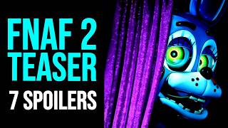 FNAF 2 LA PELICULA 7 SPOILERS del PRIMER TEASER [upl. by Reiko348]