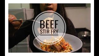 Beef Stir Fry  FIRST VIDEO [upl. by Jacqueline]