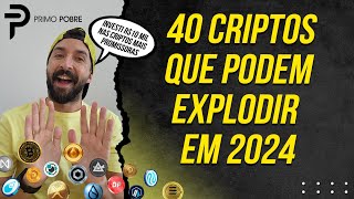 AS MELHORES CRIPTOS PARA 2024 Blockchain DeFi Games IA Memecoin  COMO INVESTIR PASSO A PASSO [upl. by Aleunam]