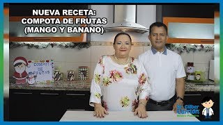 Compota de frutas  Receta fácil y Deliciosa  AYUDA AL ESTREÑIMIENTO [upl. by Aruabea]